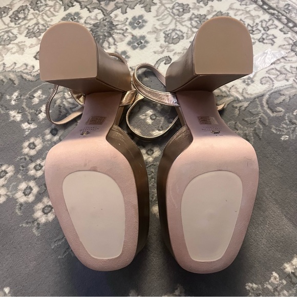 STUART WEITZMAN Sky High 145 Ankle Strap Platform Pump Women’s Size US 7.5/EU 38 - Picture 6 of 15